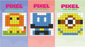 Color by Number: Pixel Art for Kids