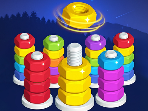 Nuts Color Sorting Puzzle Online Game
