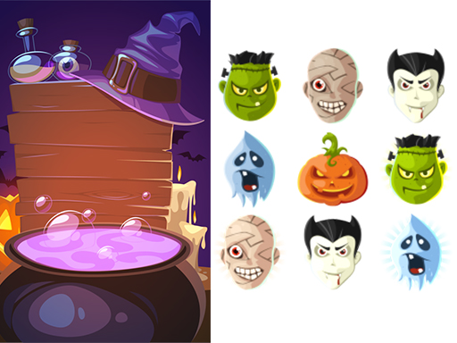 Halloween Match3 Puzzle Game