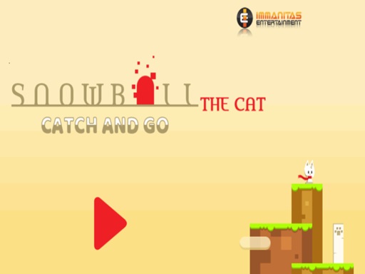 Snowball The Cat Catch and Go Online Game