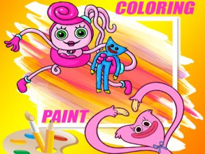 Huggy Wuggy Coloring Online Game