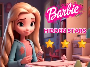 Barbie Hidden Star Puzzle Game
