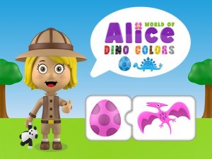 Alice Dino Color Match Puzzle