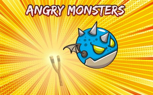 Angry Monsters Physics Puzzle Game