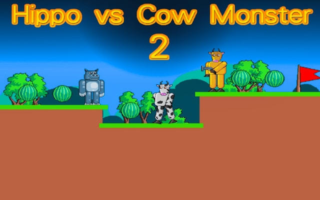 Hippo vs Cow Monster 2: Watermelon Adventure