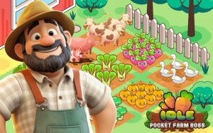Idle Pocket Farm Boss: Idle Farming Tycoon Game Online