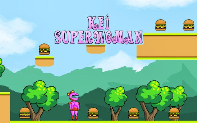 Kei Superwoman: Burger Rescue Platformer