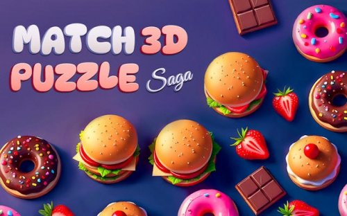 Match 3D Puzzle Saga - Free Match 3 Game