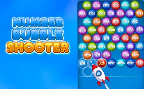 Number Bubble Precision Fighter: Merge & Match Number Puzzle Game