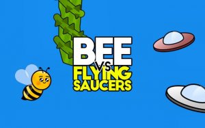 Bee vs Flying Saucers - Arcade Adventure Online Game