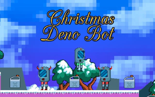 Christmas Deno Bot: Sci-Fi Platformer Adventure