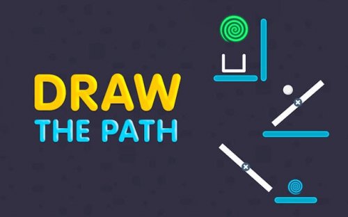Draw The Path: Ball & Basket Puzzle Game
