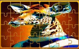 Tall Tiles: Giraffe Slide Puzzle