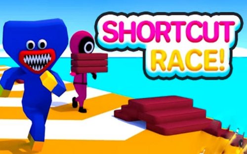 Huggy Shortcut Run - Fast-Paced Racing Game