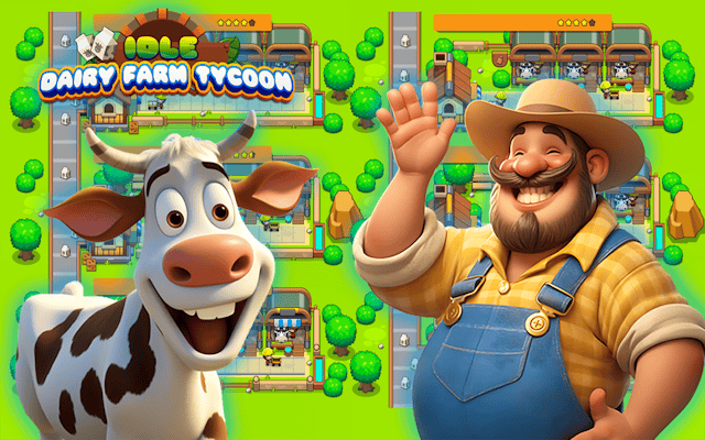 Idle Dairy Farm Tycoon - Business Simulation Game