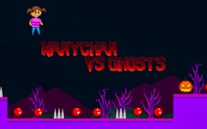 Nanychan vs Ghosts: Halloween Platformer Online Game