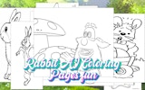 Rabbit AI Coloring Pages Fun: Digital Art & Coloring Book Game