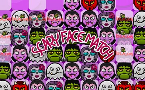 Scary Face Match - Puzzle Game